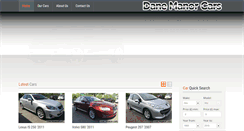 Desktop Screenshot of danemanorcars.co.uk